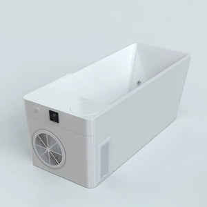 Orivon Frost cold plunge tub, front angle